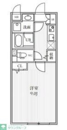 THE PALMS大島の物件間取画像